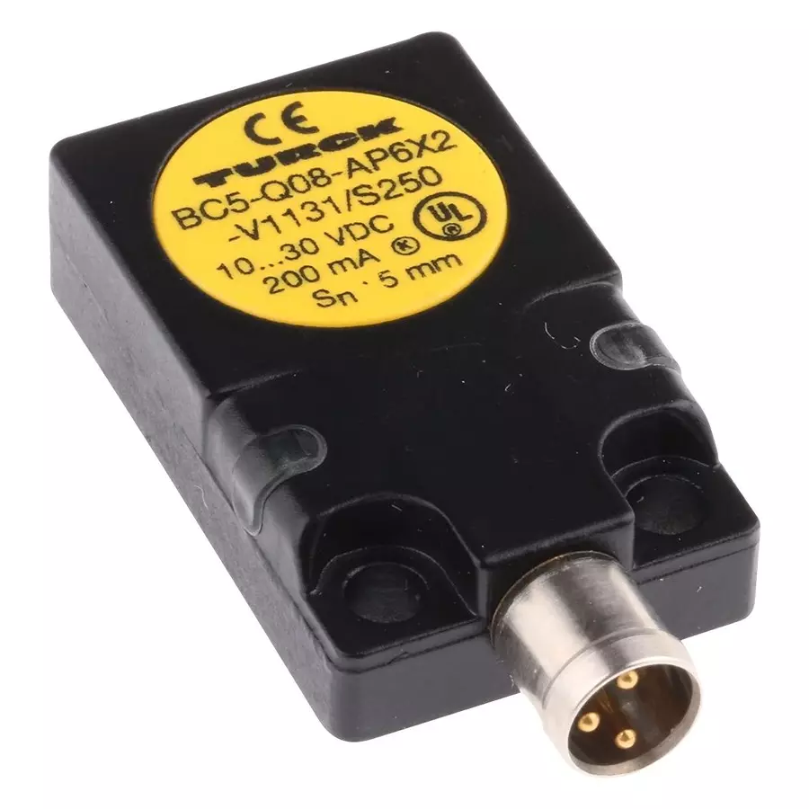 TURCK IND PROX SENSOR, PNP-NO, 5MM, 30V, BI5-Q08-AP6X2-V1131
