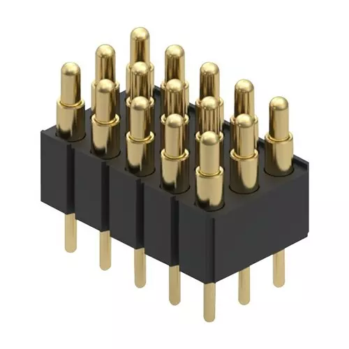 MILL-MAX CONNECTOR, HEADER, 18POS, 3ROW, 2.54MM, 804-22-018-10-004101