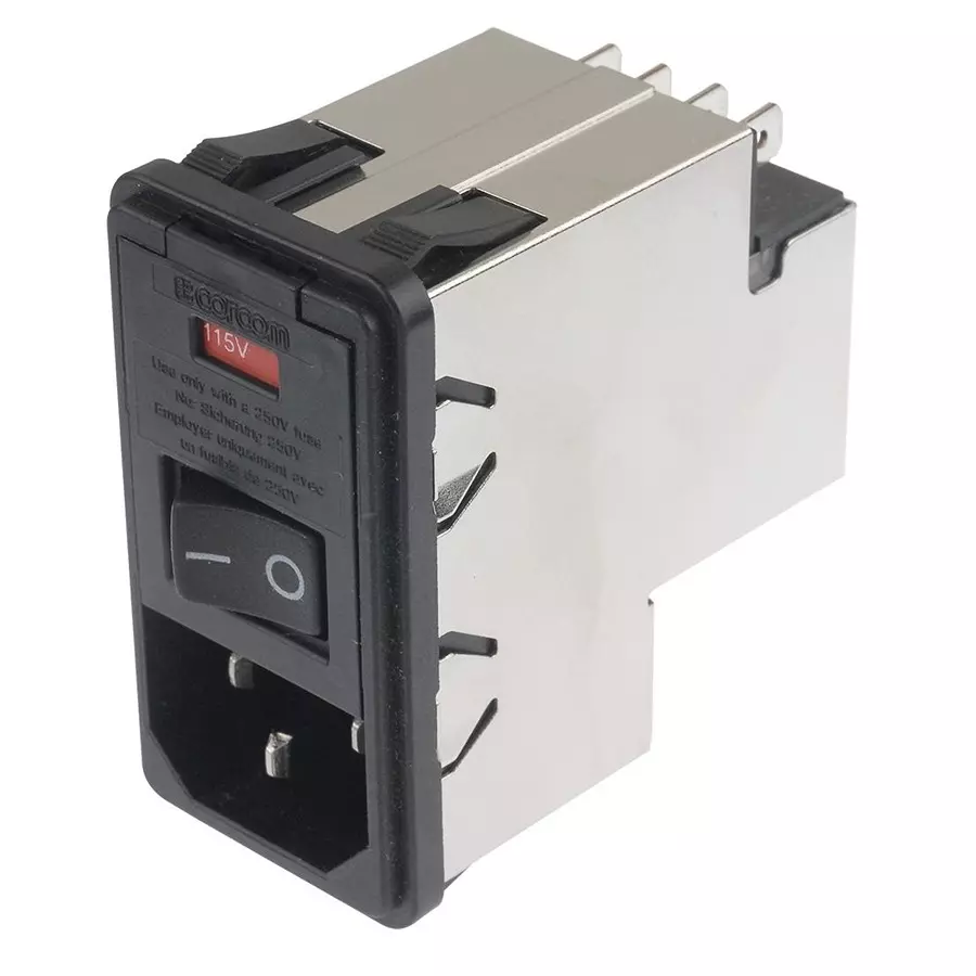 CORCOM - TE CONNECTIVITY POWER ENTRY MODULE, PLUG, 6A, PS0SXDS6B