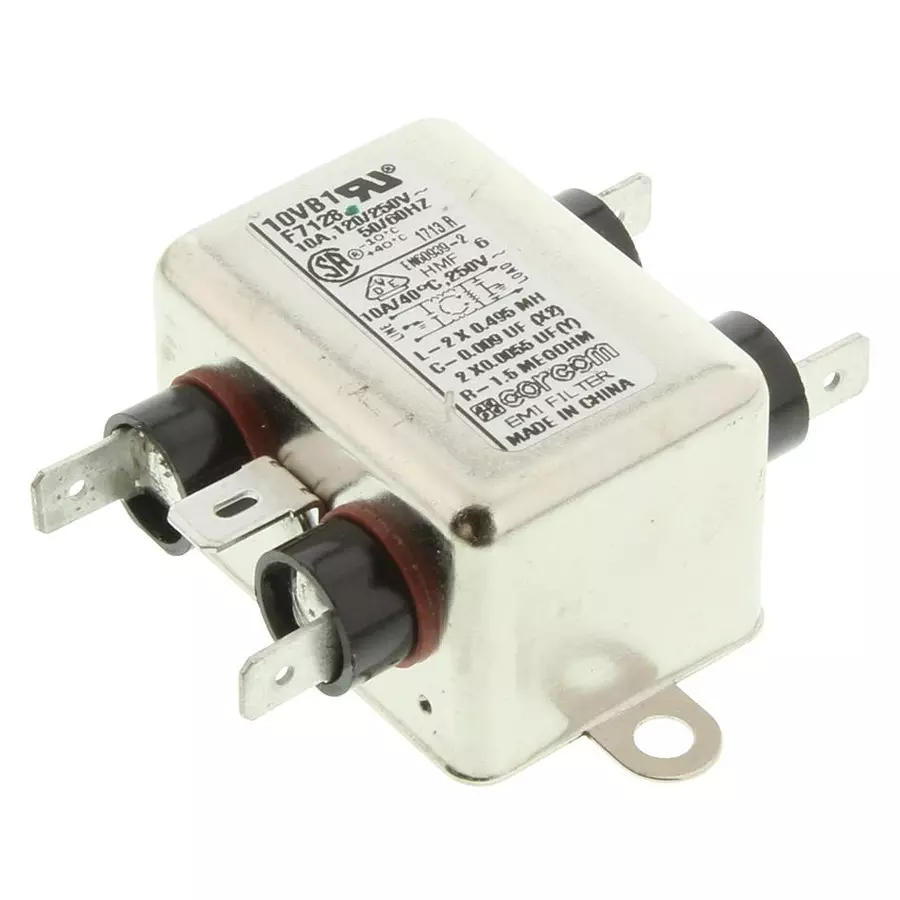 CORCOM - TE CONNECTIVITY POWER LINE FILTER, EMI/RFI, 10A, 700UA, 10VB1