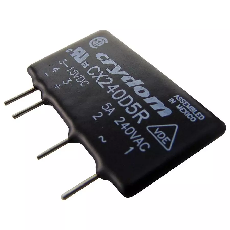SENSATA/CRYDOM SSR, 5A, 240VAC, CX240D5R