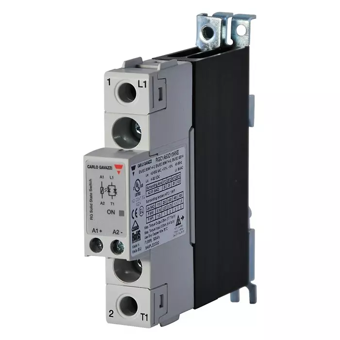 CARLO GAVAZZI CONTACTOR, 15A, 4-32V, DIN RAIL/PANEL, RGC1A60D15KKE.