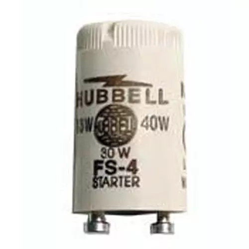 HUBBELL WIRING DEVICES FLUORESCENT STARTER, FS2