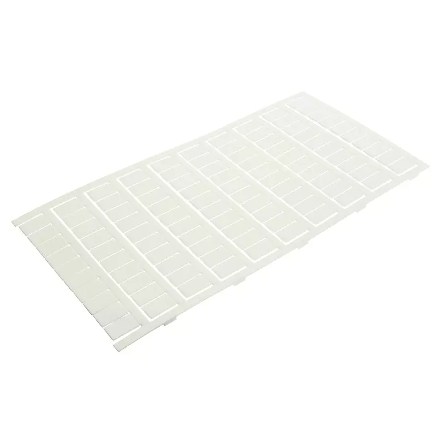 ENTRELEC - TE CONNECTIVITY MARKER CARD, BLANK, WHT, TERMINAL BLOCK, 1SNK169999R0000.