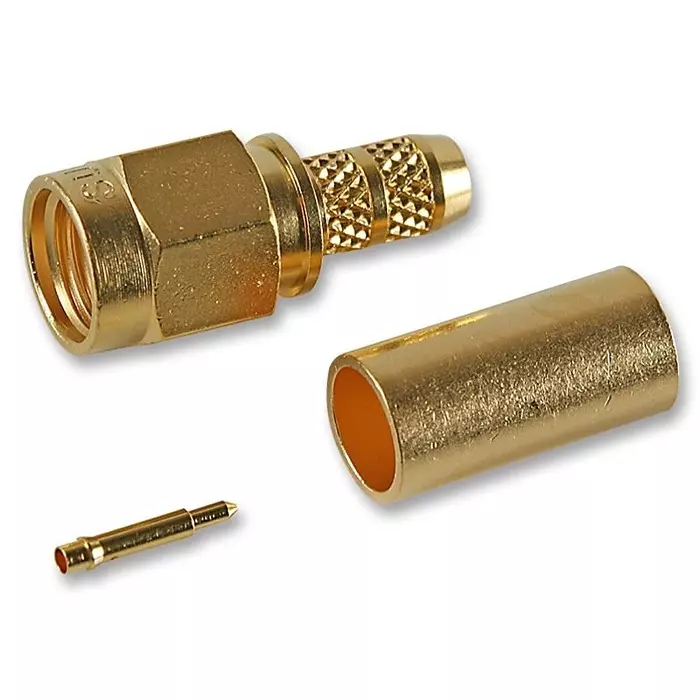 HUBER+SUHNER RF COAXIAL, SMA, STRAIGHT PLUG, 50OHM, 11 SMA-50-3-5/111NH