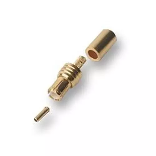 HUBER+SUHNER RF COAXIAL, MCX, STRAIGHT PLUG, 50OHM, 11 MCX-50-2-16/111NH