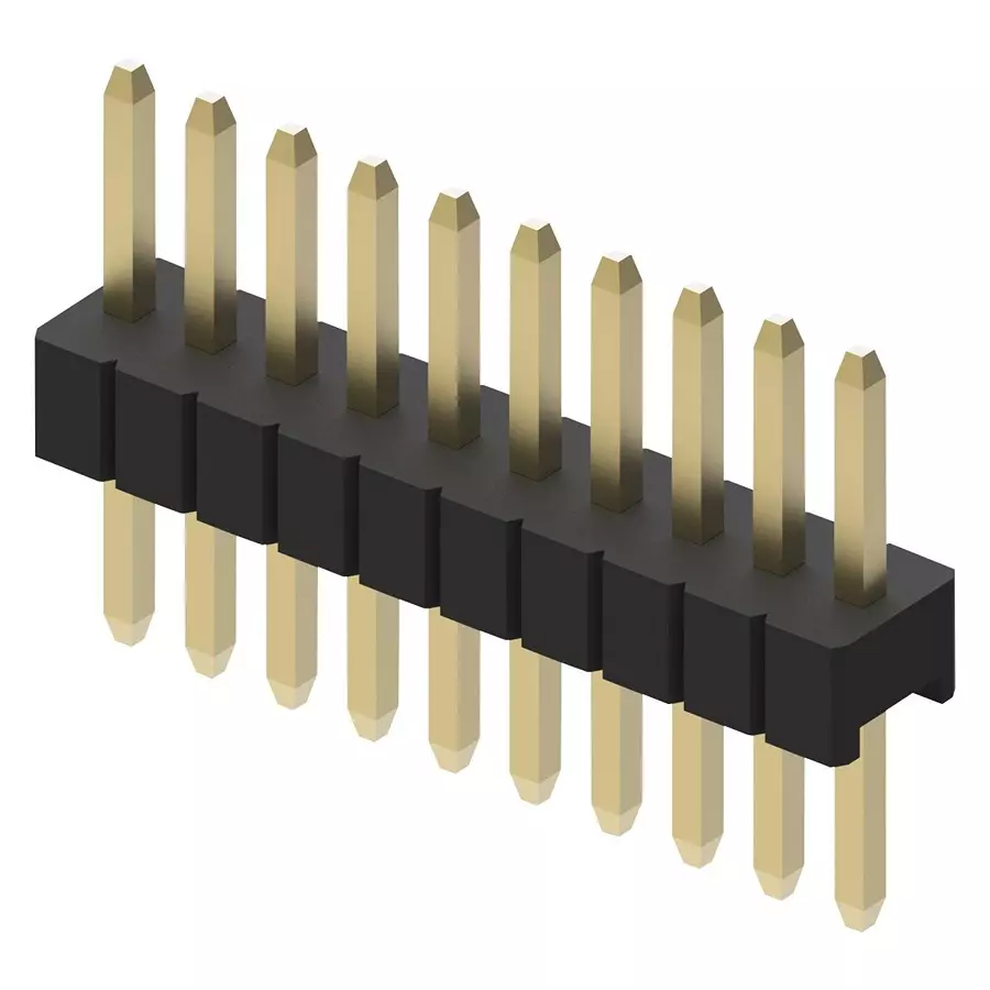 GCT CONNECTOR, HEADER, 3POS, 1ROW, 1.27MM, BD020-03-A-J-0350-0300-L-G (Pack of 10)