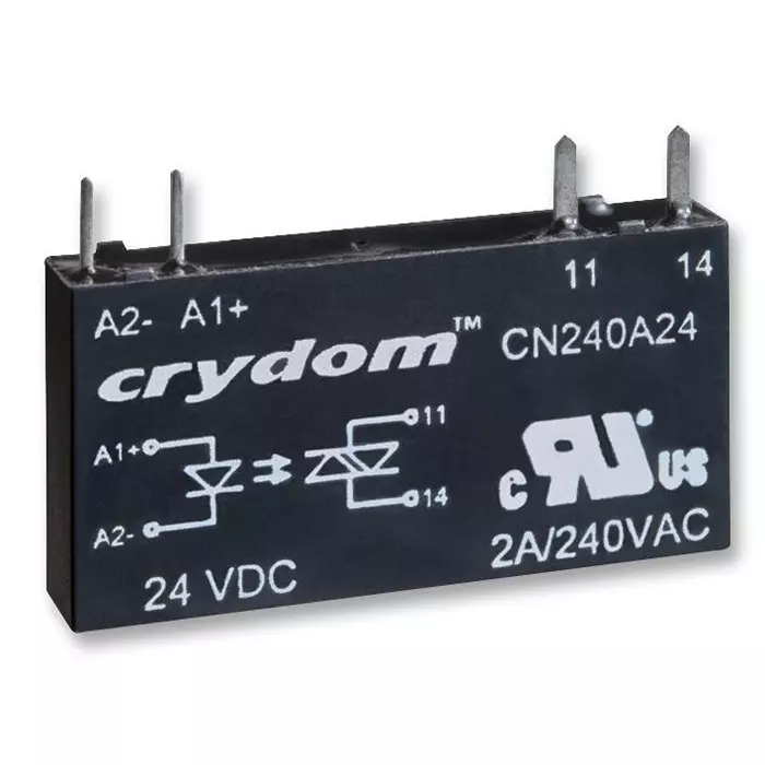 SENSATA/CRYDOM SSR, 2A, 240VAC, 3-12VDC, ZERO TURN ON, CN240A05