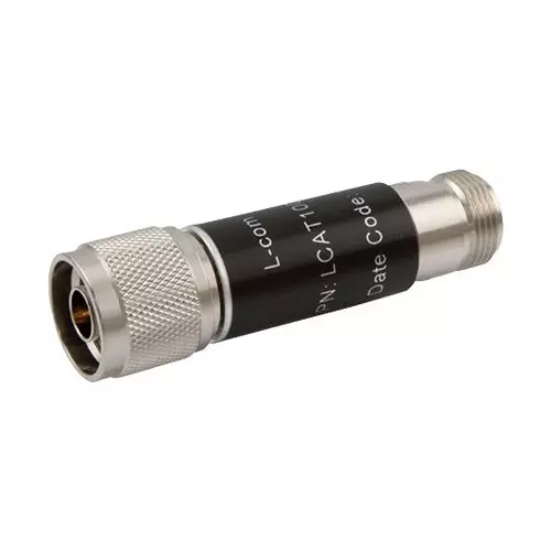 L-COM RF ATTENUATOR, 2W/4, N PLUG-JACK, 50 OHM, LCAT1003-04