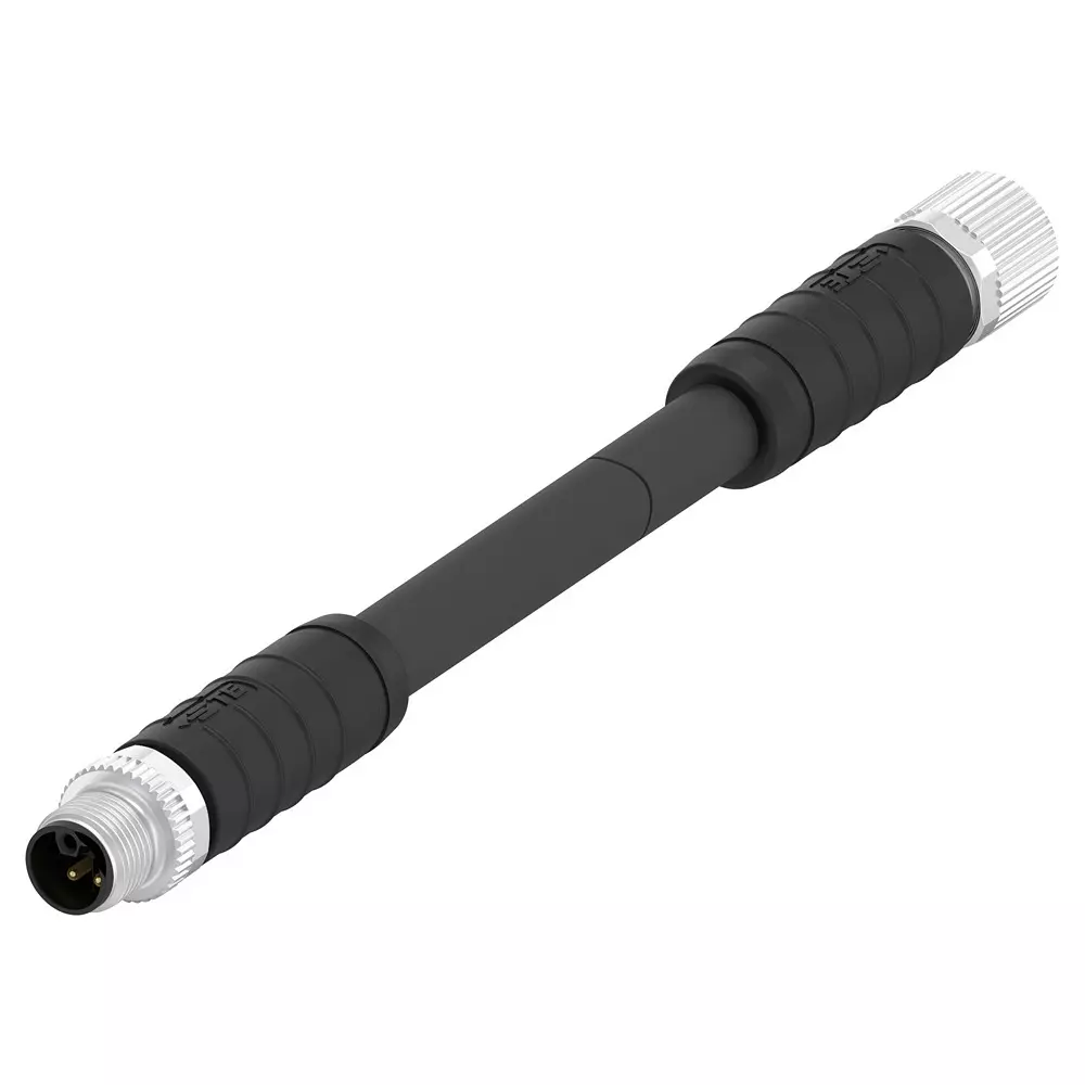 TE CONNECTIVITY Sensor Cord, 4P M12 Plug-M12 Rcpt, 3M, T4152599L14-004