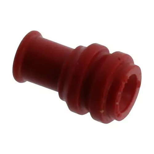 TE CONNECTIVITY Facial Seal, Silicone, Red, 2098582-1 (Pack of 100)