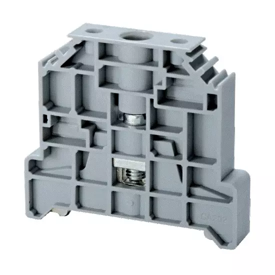 Connectwell End Clamp Polyamide 9.5 mm Thickness for DIN 35/DIN 35-15 Rails, CA202