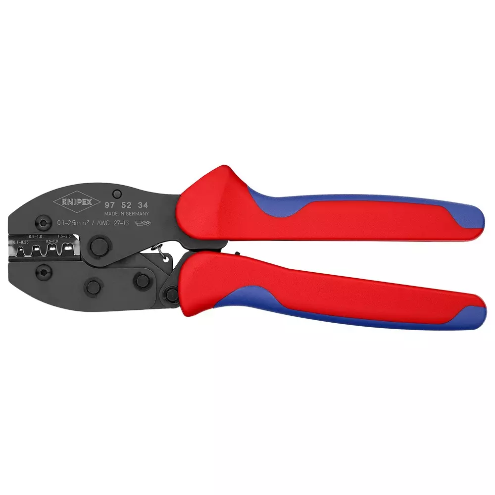 KNIPEX Crimp Plier, 13-27Awg, 97 52 34