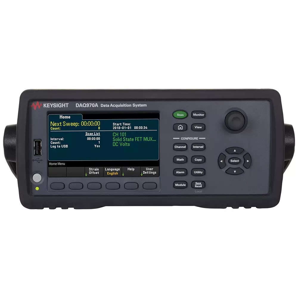 KEYSIGHT TECHNOLOGIES Data ACquisition System, Colour LCD, DAQ970A