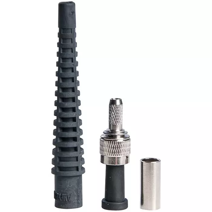 AMPHENOL FIBER OPTICS Fiber Optic Connector, Sma, mm, 128Um, 905-150-5001