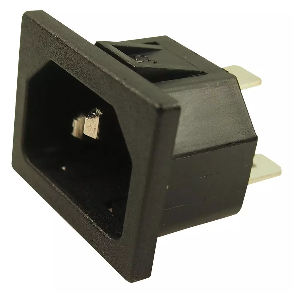CLIFF ELECTRONIC COMPONENTS Power Entry Inlet Socket, 10A, 250VAC, CL19192RB
