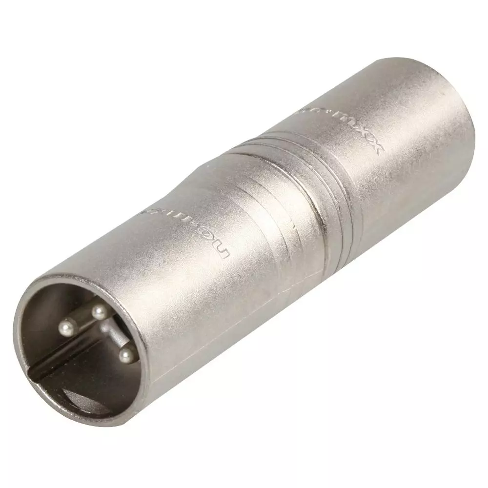 NEUTRIK Adaptor, Xlr Plug To Xlr Plug, NA3mm