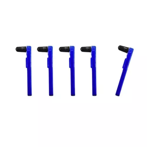 Japsin Instrumentation Circular Chart Recorder Blue Pen with Tip 8 mm for Industrial Data Recording, (Pack of 5 Pcs)