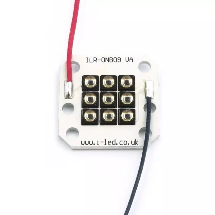 Intelligent LED Solutions OSLON Black 9 PowerCluster IR 850 nm IR LED, SMD package, ILR-IN09-85SL-SC211-WIR200.
