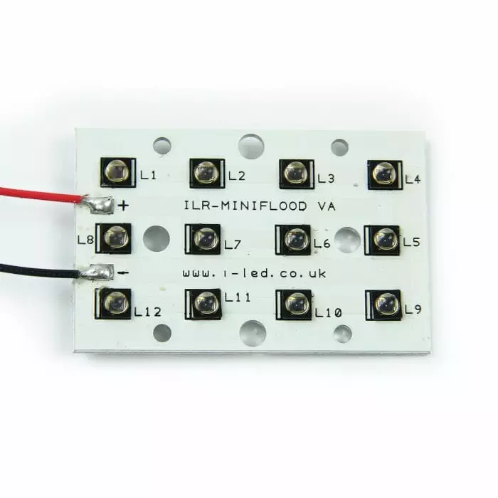 Intelligent LED Solutions OSLON Black 12 MiniFlood IR 850 nm IR LED, SMD package, ILR-IN12-85NL-SC201-WIR200.