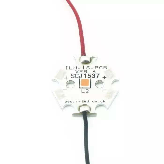 Intelligent LED Solutions OSCONIQ S3030 Circular LED Array, 1 Neutral White LED (4000K), ILH-S601-NU70-SC221-WIR200.