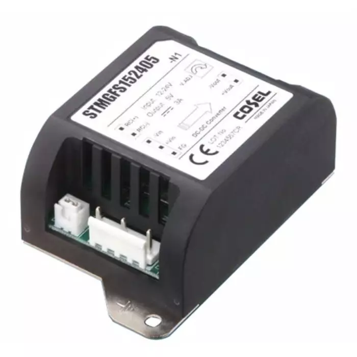 Cosel STMGFS DC-DC Converter, 15 V DC/ 2A Output, 9 - 36 V DC Input, 30W, PCB Mount, +70°C Max Temp, -20°C Min Temp, STMGFS302415-N1