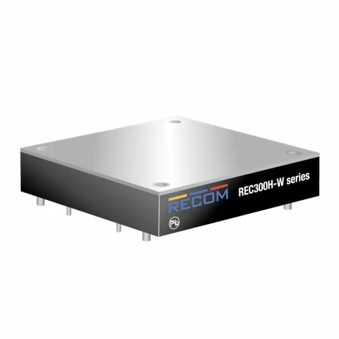 RECOM POWER DC-DC Converter 12 V DC 25A Output 9-36 V DC Input 300 W Through Hole, REC300H-2412SW (Pack of 7 Pcs)