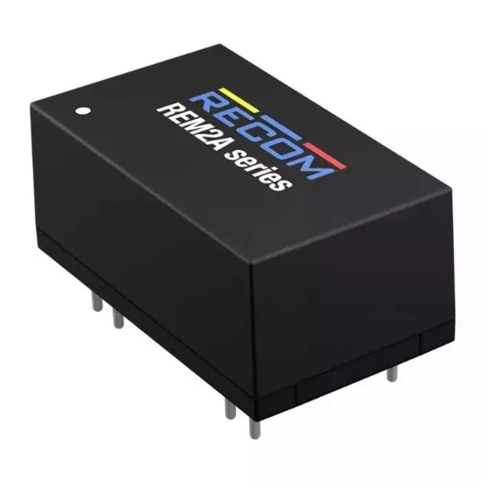 RECOM POWER DC-DC Converter 9 V DC 222 mA Output 4.2-12 V DC Input 2 W Through Hole, REM2A-0509S (Pack of 10 Pcs)