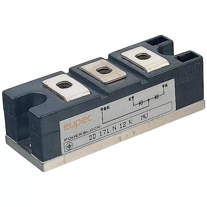 IXYS SEMICONDUCTOR Thyristor Module 1200 V 190A 150 mA, MCD162-12IO1 (Pack of 6 Pcs)