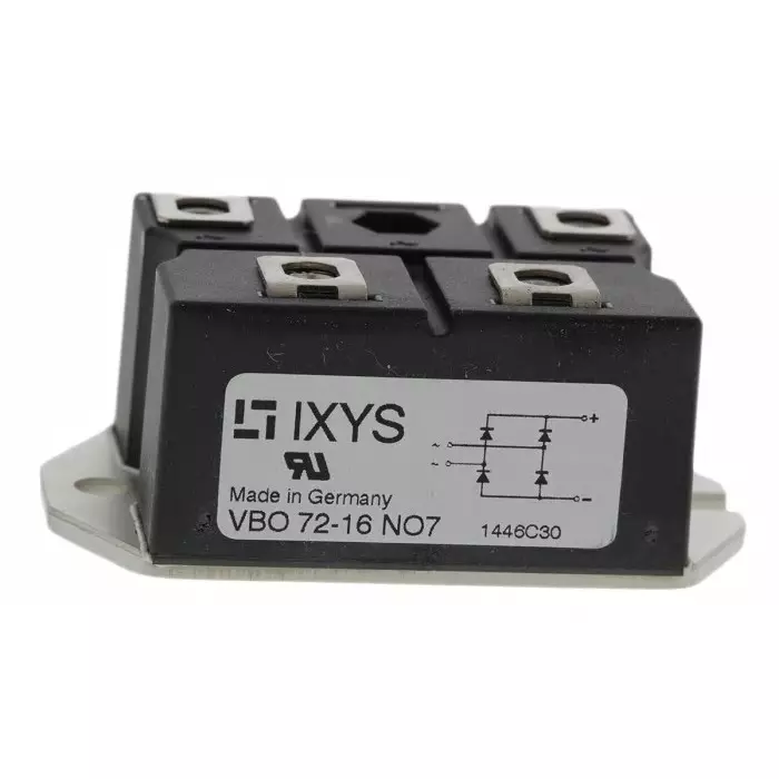 IXYS SEMICONDUCTOR Bridge Rectifier Module 72 A 1600 V 4-Pin, VBO72-16NO7