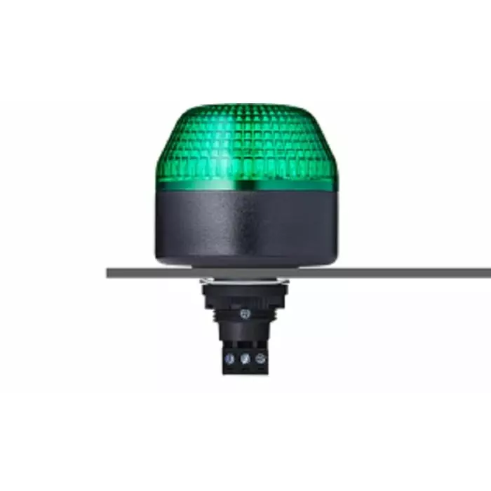 AUER Signal IBL Series Green Multiple Effect Beacon 230-240 V AC Panel Mount LED Bulb IP65, 802506313