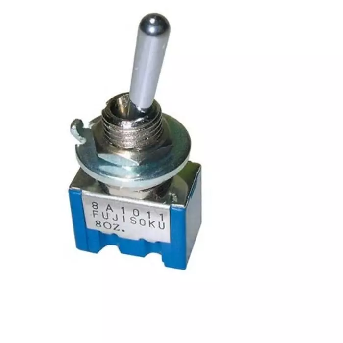 NIDEC COPAL ELECTRONICS GMBH Toggle Switch PCB Mount On-On DPDT PC Straight Terminal, 8A2012-Z (Pack of 25 Pcs)