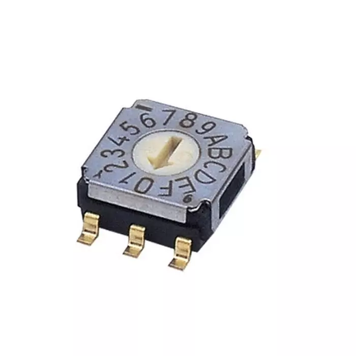 NIDEC COPAL ELECTRONICS GMBH SA-7000 Series Rotary Switch 16 Position 100 mA Gull Wing Terminal, SA-7270TB (Pack of 500 Pcs)
