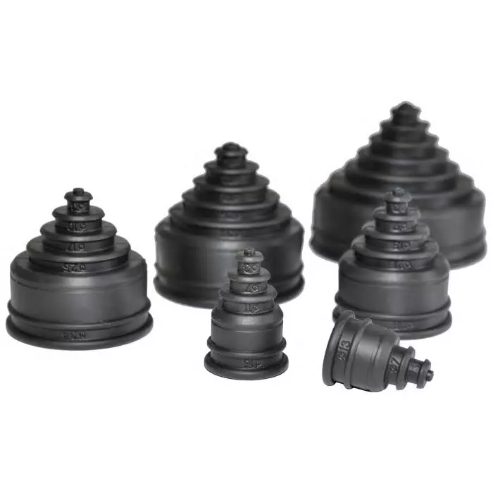 Flexicon Rubber End Cap Conduit Fitting 13mm Nominal Size Thermoplastic Elastomer Black IP66 Rating, REC13 (Pack of 10 Pcs)