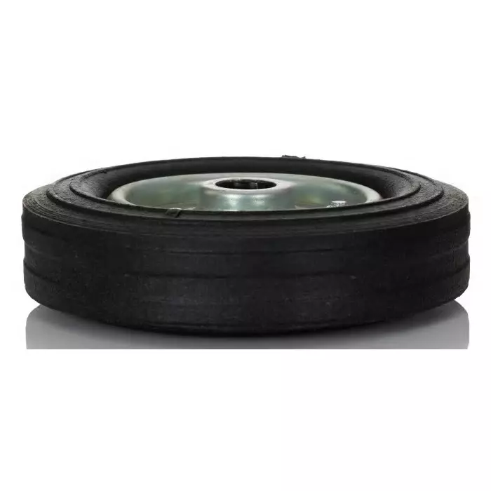 Guitel Hervieu Rubber Trolley Wheel 250 Kg Plain Bore Hub Bearing