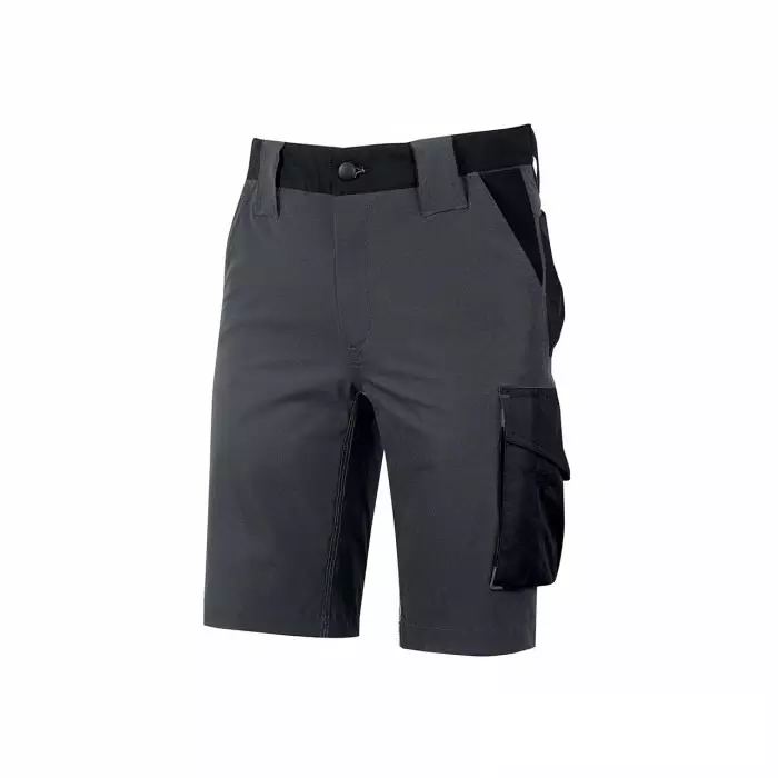 UPower FUTURE Grey Work Shorts 14% Spandex 86% Nylon, WFU196AG-XS