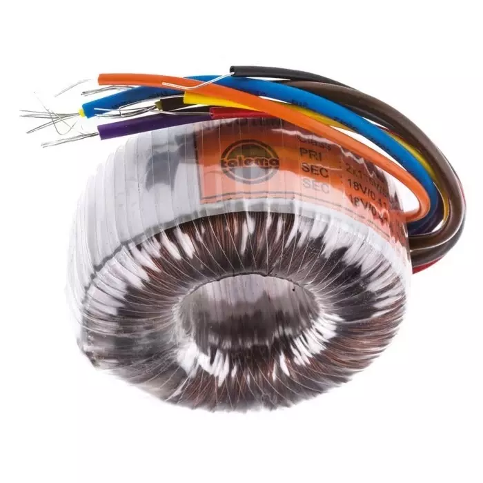 Nuvotem Talema Toroidal Transformer 115 V AC 230 V AC 2 x 18V AC 15VA 2 Output, 91226-P2S2