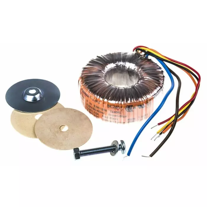 Nuvotem Talema Toroidal Transformer 230V AC 2 x 15V AC 50VA 2 Output, 0050P1-2-015