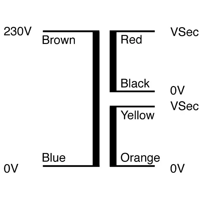 Nuvotem Talema Toroidal Transformer 230V AC 2 x 12V AC 50VA 2 Output, 0050P1-2-012