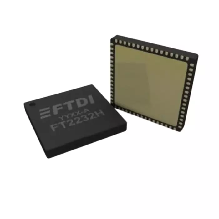 FTDI USB Controller 12 Mbps 3.3 V 64-Pin QFN, FT2232HQ-TRAY (Pack of 260 Pcs)