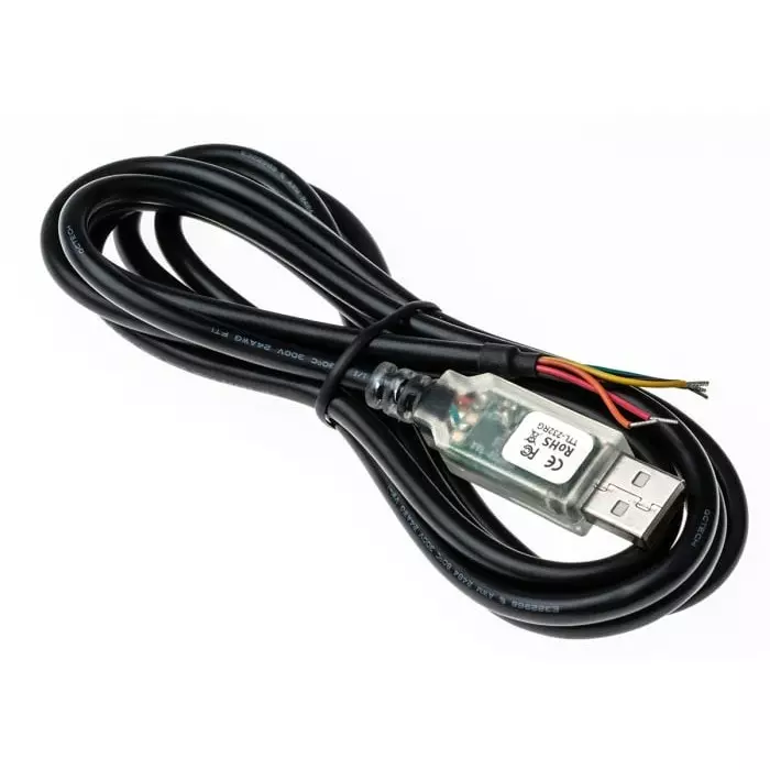 FTDI USB to UART Cable, TTL-232RG-VIP-WE