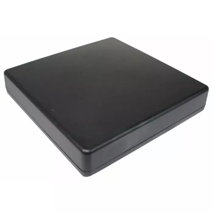 Takachi Electric Industrial TW Series Black ABS Enclosure IP40 Black Lid 125x175x45 mm, TW13-5-18B