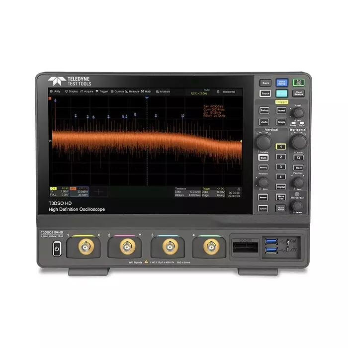 Teledyne LeCroy Digital Oscilloscope 1 GHz 4 Analogue Channels 16 Digital Channels, T3DSO3104HD PROMO1