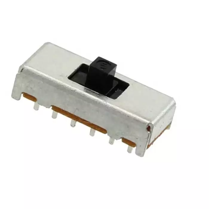 NIDEC COPAL ELECTRONICS GMBH Through Hole Mount Slide Switch 4P12T On-On 10 mA Slide, MFS401N-2-Z (Pack of 50 Pcs)