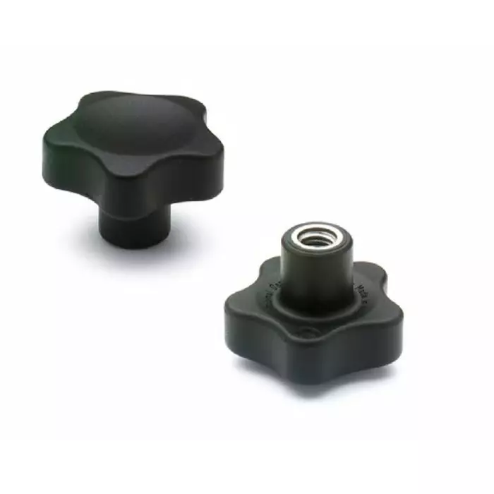 Elesa Glass Fibre Reinforced Polyamide Clamping Knob M12 x 21 Threaded Hole, 166556 (Pack of 10 Pcs)