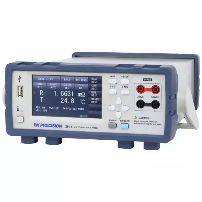 BK Precision Ohmmeter 100 mΩ Max 100 nΩ Resolution 4 Wire, BK2841
