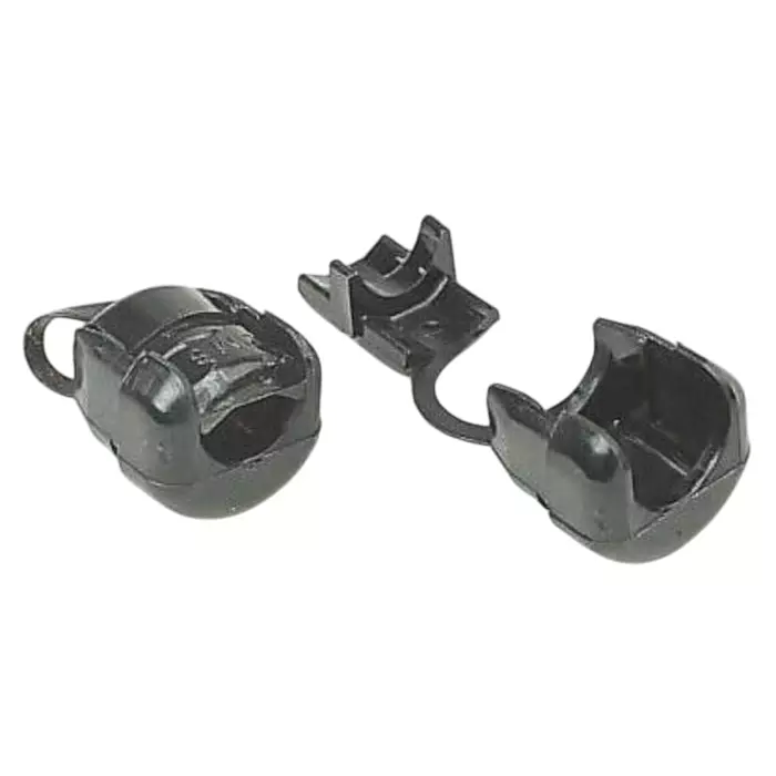 SES Sterling Cable Grommet DM Black PA 6 9.5 mm for 3-4.5 mm Cable Diameter, 1310012010 (Pack of 100 Pcs)