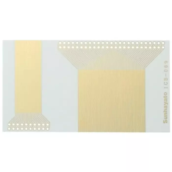 Sunhayato Single Sided Extender Board Board Seal FR4 55 x 100 x 0.1mm, ICB-067