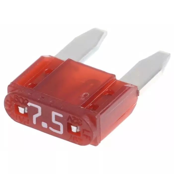 Wickmann Car Fuse Brown Blade 7.5 A 32 V DC, 029707.5WXNV (Pack of 50 Pcs)