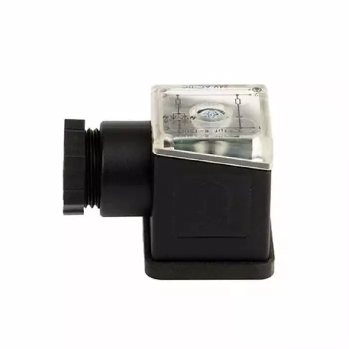 EMERSON - ASCO 2P+E DIN 43650 Female DIN 43650 Solenoid Connector 230 V, 88122608